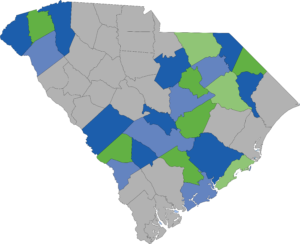 Image: South Carolina map
