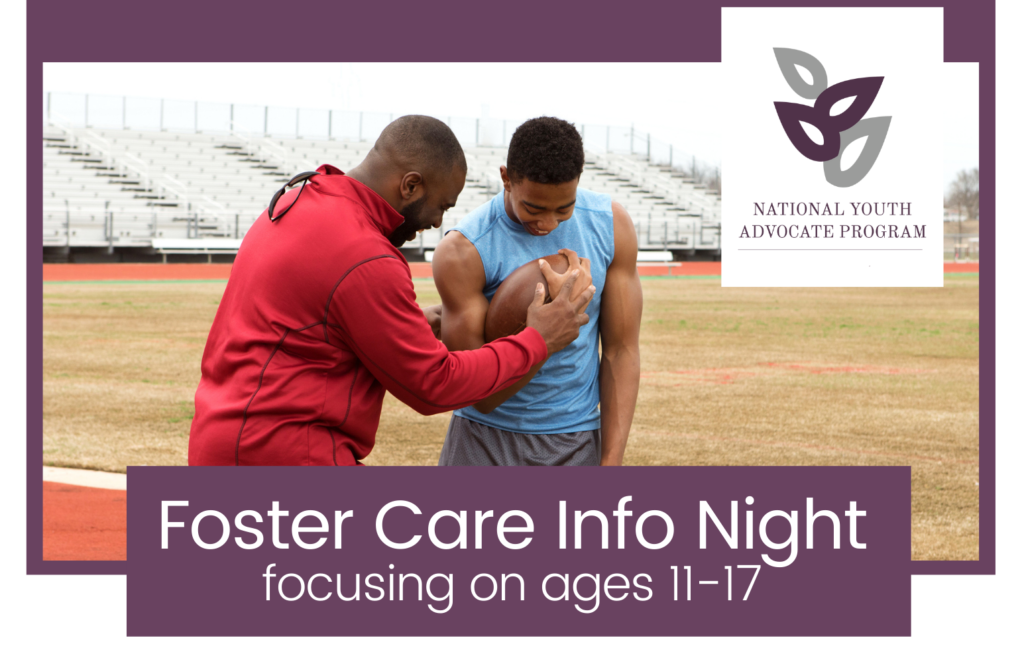 Foster Care info Night. Focusing on ages 11-17